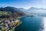 Blick von Oben auf die Egerner Bucht im Tegernsee