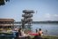 Baden und Action mit Sprungturm in Utting am Ammersee